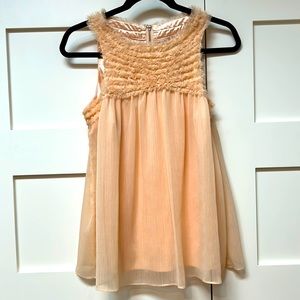 Sam’s fifth Avenue top. Size 4. Pastel orange/blush.